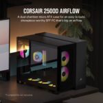 CORSAIR CASE 2500D AIRFLOW NEGRO - Imagen 3