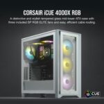 CASE CORSAIR ICUE 4000X RGB BLANCO - Imagen 3