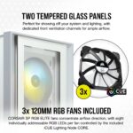 CASE CORSAIR ICUE 4000X RGB BLANCO - Imagen 4
